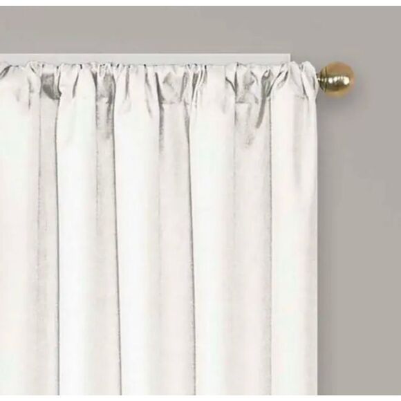 Eclipse Kendall Blackout Window 2 Panel 42 in W x 54 in L - White - Picture 2 of 2